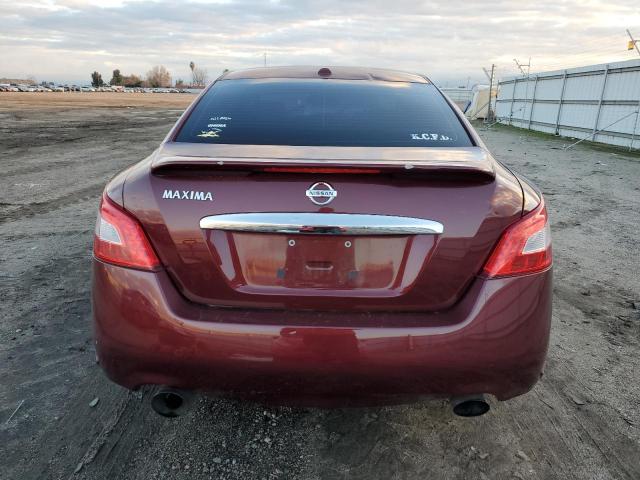 1N4AA5AP3AC873628 - 2010 NISSAN MAXIMA S RED photo 6