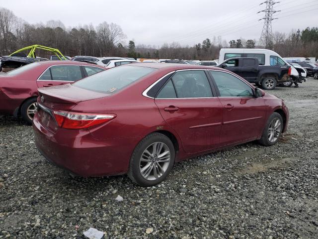 4T1BF1FK5GU577093 - 2016 TOYOTA CAMRY LE RED photo 3