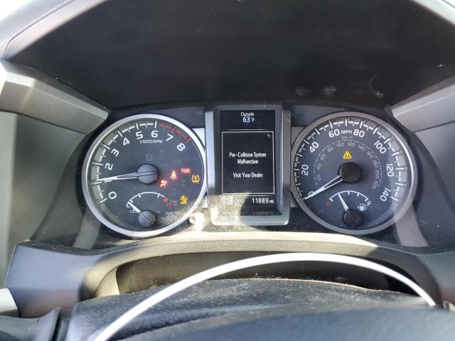 3TMCZ5AN7MM386901 - 2021 TOYOTA TACOMA DOUBLE CAB ნაცრისფერი ფოტო 9