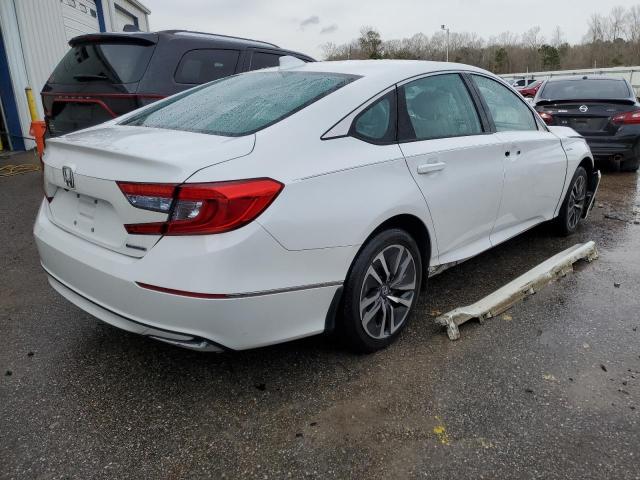 1HGCV3F41LA001264 - 2020 HONDA ACCORD HYBRID EX WHITE photo 3