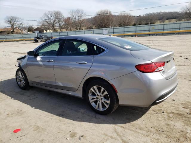 1C3CCCAB2FN528855 - 2015 CHRYSLER 200 LIMITED GRAY photo 2