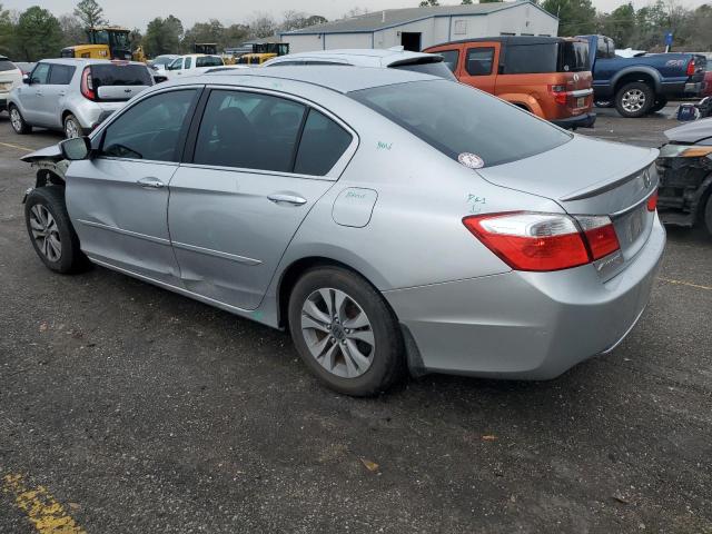 1HGCR2F35EA065302 - 2014 HONDA ACCORD LX SILVER photo 2