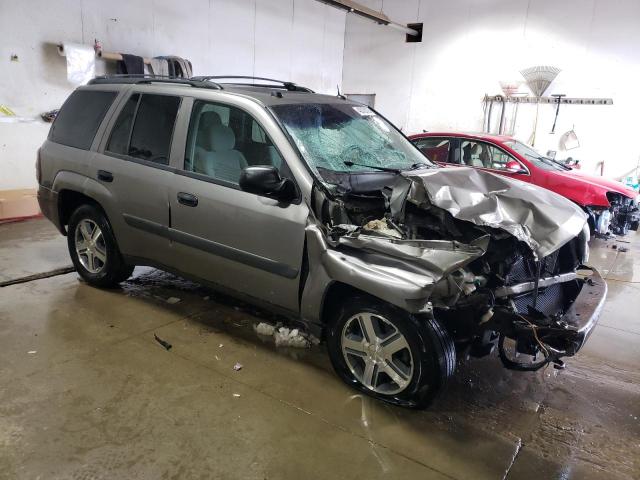 1GNDT13S052373411 - 2005 CHEVROLET TRAILBLAZE LS GRAY photo 4