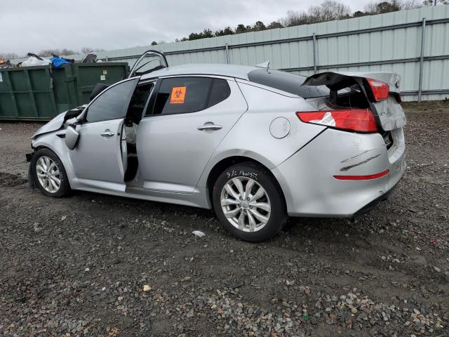 5XXGM4A71EG339992 - 2014 KIA OPTIMA LX SILVER photo 2