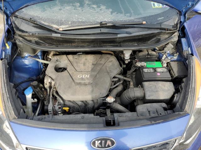 KNADN5A30C6029456 - 2012 KIA RIO EX BLUE photo 11