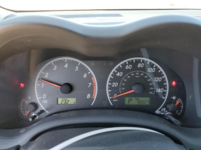 5YFBU4EEXCP054408 - 2012 TOYOTA COROLLA BASE შავი ფოტო 9