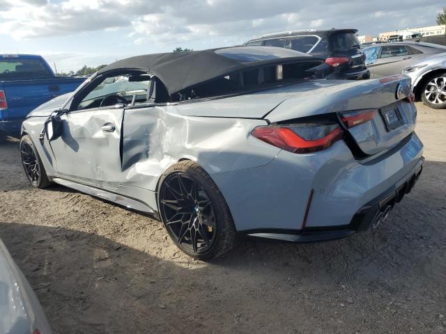 WBS33BA00NCK89507 - 2022 BMW M4 COMPETITION SILVER photo 2