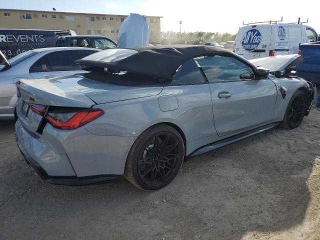 WBS33BA00NCK89507 - 2022 BMW M4 COMPETITION SILVER photo 3