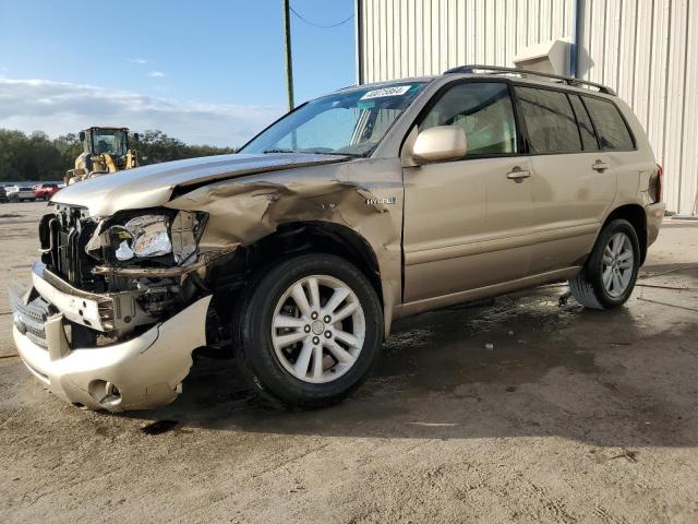 JTEDW21A060010096 - 2006 TOYOTA HIGHLANDER HYBRID GOLD photo 1