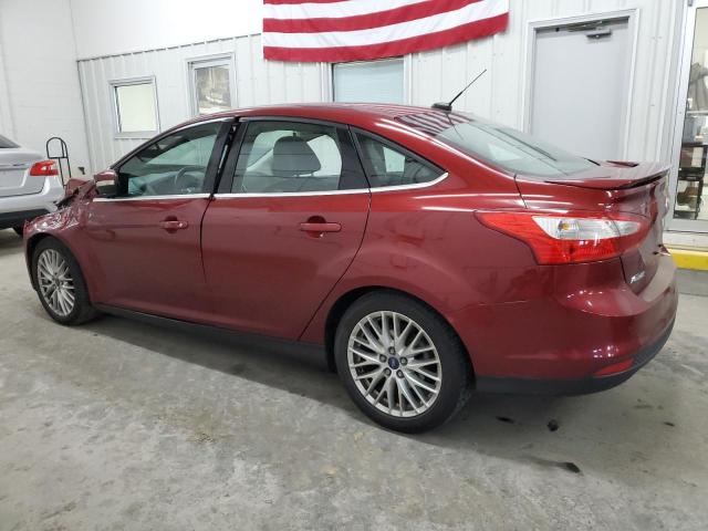 1FADP3J24EL405496 - 2014 FORD FOCUS TITANIUM RED photo 2