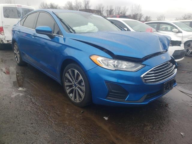 3FA6P0T90LR172815 - 2020 FORD FUSION SE BLUE photo 4