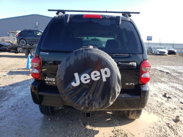 1J4GL48K27W721392 - 2007 JEEP LIBERTY SPORT BLACK photo 6