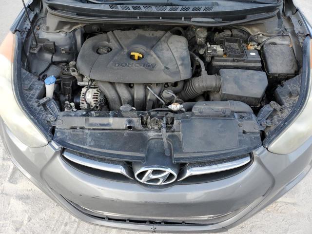 5NPDH4AE9DH264175 - 2013 HYUNDAI ELANTRA GLS SILVER photo 11