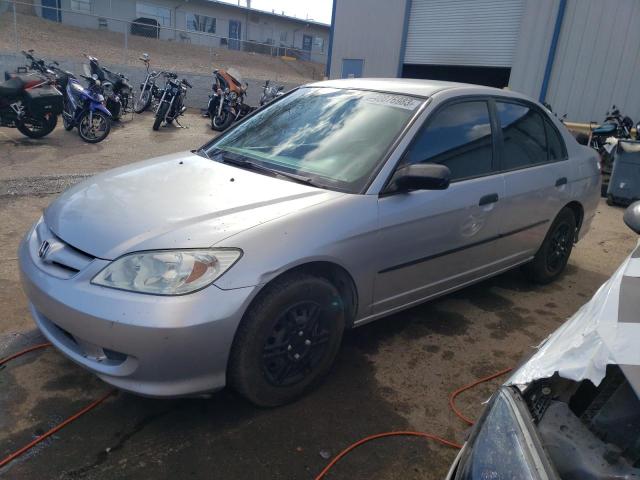 2HGES16304H627890 - 2004 HONDA CIVIC DX VP SILVER photo 1