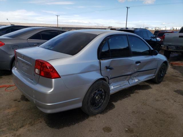 2HGES16304H627890 - 2004 HONDA CIVIC DX VP SILVER photo 3