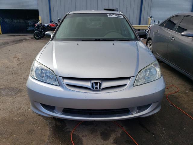 2HGES16304H627890 - 2004 HONDA CIVIC DX VP SILVER photo 5