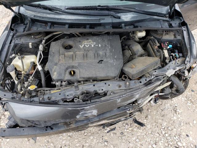 2T1BU4EE3AC270565 - 2010 TOYOTA COROLLA BASE GRAY photo 11