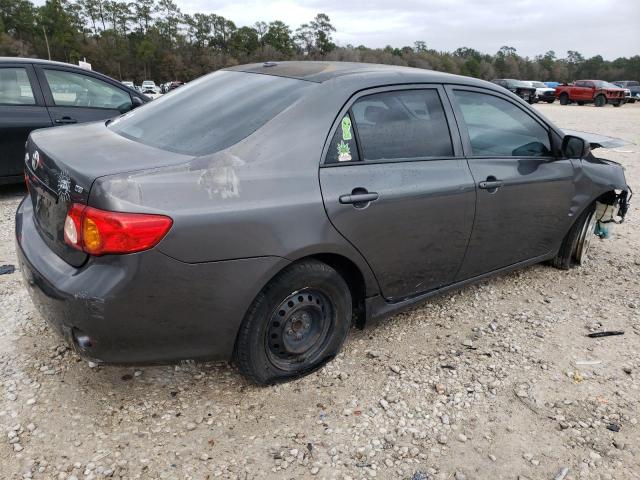 2T1BU4EE3AC270565 - 2010 TOYOTA COROLLA BASE GRAY photo 3