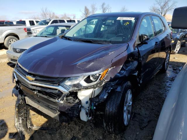 3GNAXHEV8JL110647 - 2018 CHEVROLET EQUINOX LS BLUE photo 1