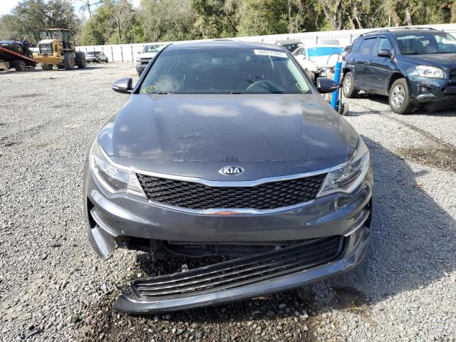 KNAGT4L30G5110611 - 2016 KIA OPTIMA LX GRAY photo 5