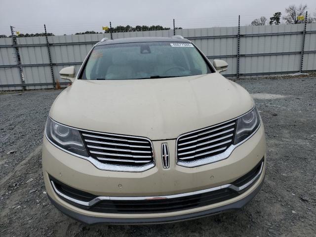 2LMTJ6LP8GBL84110 - 2016 LINCOLN MKX RESERVE Krem fotoğraf 5