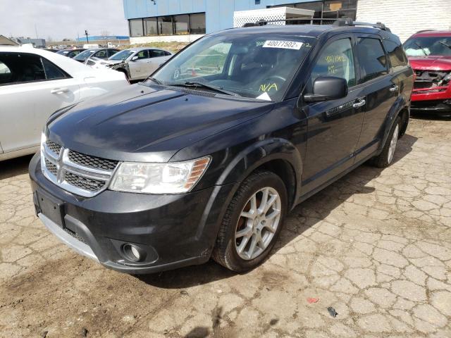 3C4PDDFG0CT252059 - 2012 DODGE JOURNEY R/T BLACK photo 2