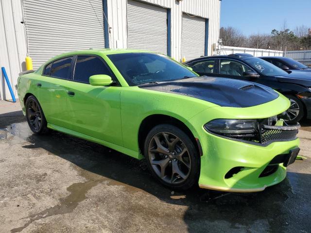 2C3CDXCT7KH721595 - 2019 DODGE CHARGER R/T GREEN photo 4