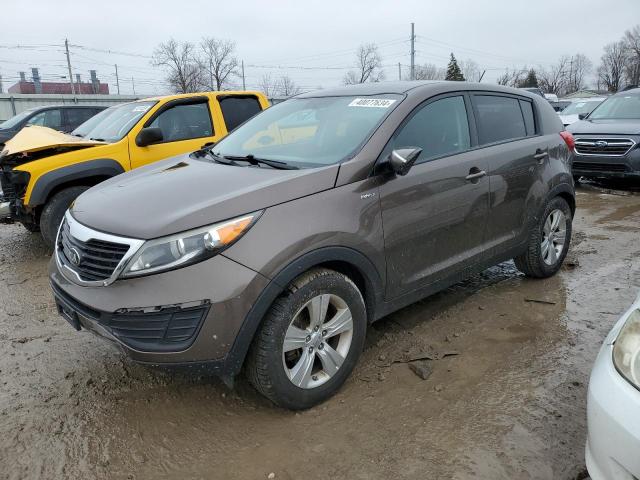 KNDPBCA29D7420539 - 2013 KIA SPORTAGE LX BROWN photo 1