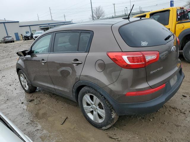 KNDPBCA29D7420539 - 2013 KIA SPORTAGE LX BROWN photo 2