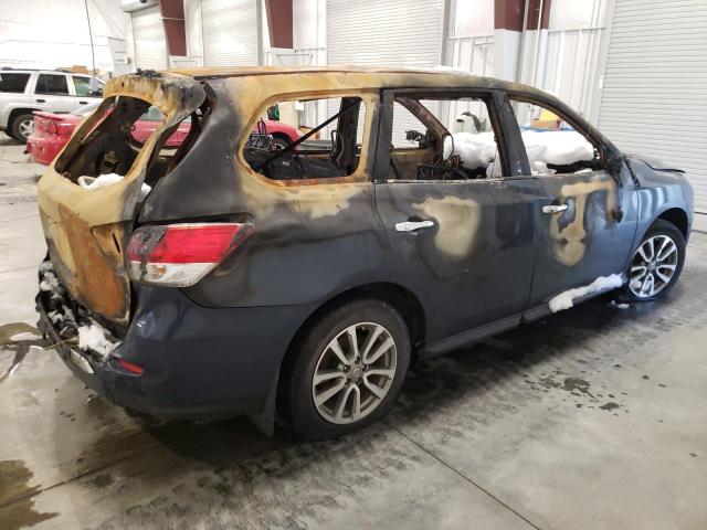 5N1AR2MM2FC615428 - 2015 NISSAN PATHFINDER S 烧焦的 照片 3