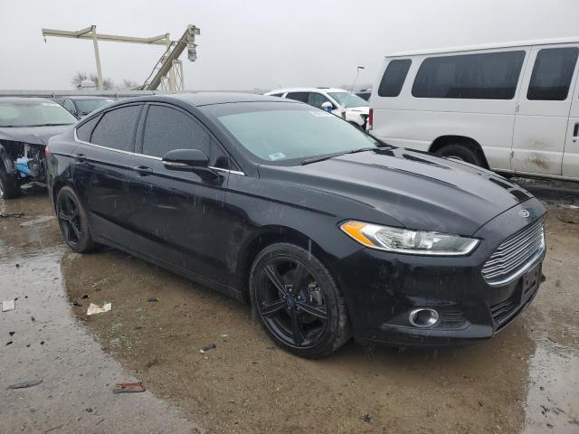 3FA6P0H74GR341117 - 2016 FORD FUSION SE BLACK photo 4