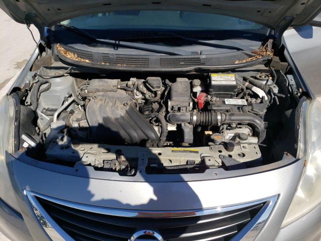 3N1CN7APXEL801406 - 2014 NISSAN VERSA S SILVER photo 11