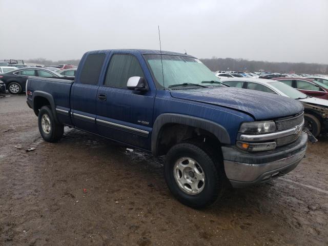 2GCEK19T411252276 - 2001 CHEVROLET SILVERADO K1500 BLUE photo 4