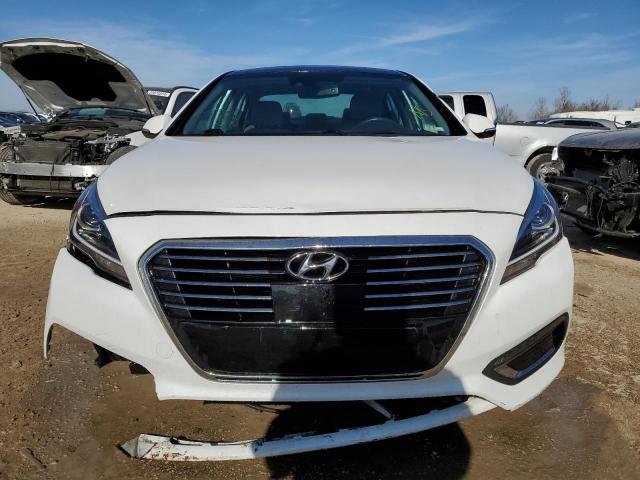 KMHE34L19GA033751 - 2016 HYUNDAI SONATA HYBRID WHITE photo 5