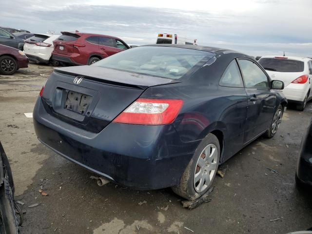 2HGFG12687H516613 - 2007 HONDA CIVIC LX BLUE photo 3