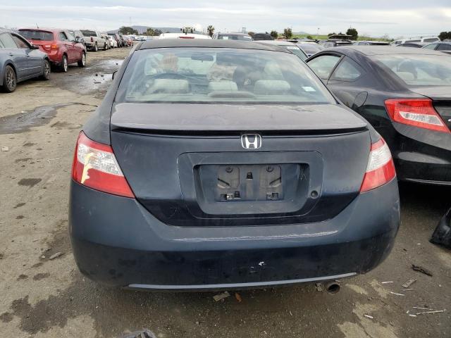 2HGFG12687H516613 - 2007 HONDA CIVIC LX BLUE photo 6