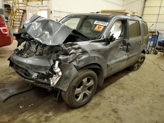 5FNYF4H60DB061356 - 2013 HONDA PILOT EXL GRAY photo 1