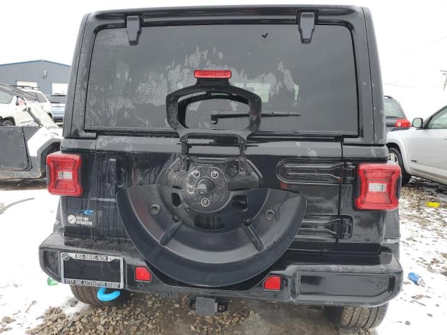 1C4JJXP60MW676746 - 2021 JEEP WRANGLER U SAHARA 4XE BLACK photo 6