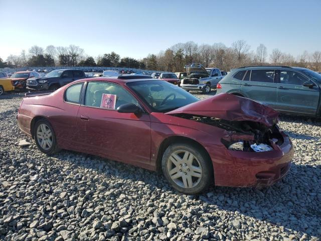 2G1WK16K379334485 - 2007 CHEVROLET MONTE CARL LT BURGUNDY photo 4