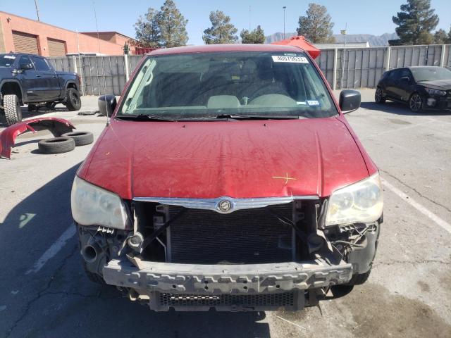 2A8HR44H78R138080 - 2008 CHRYSLER TOWN & COU LX RED photo 5