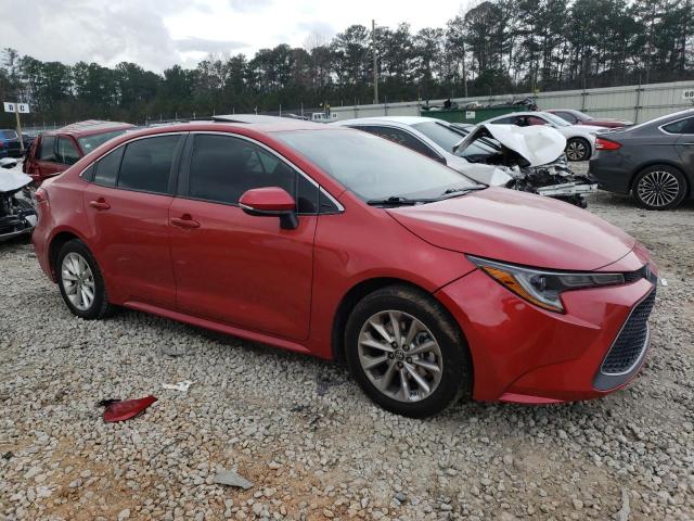 5YFFPRAE5LP021098 - 2020 TOYOTA COROLLA XLE RED photo 4