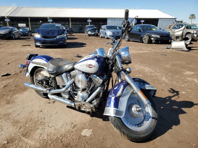 1HD1BWB126Y057607 - 2006 HARLEY-DAVIDSON FLSTCI BLUE photo 1