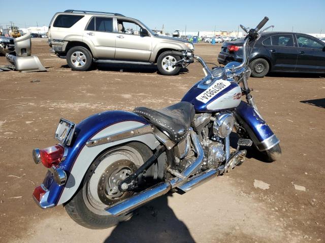 1HD1BWB126Y057607 - 2006 HARLEY-DAVIDSON FLSTCI BLUE photo 4