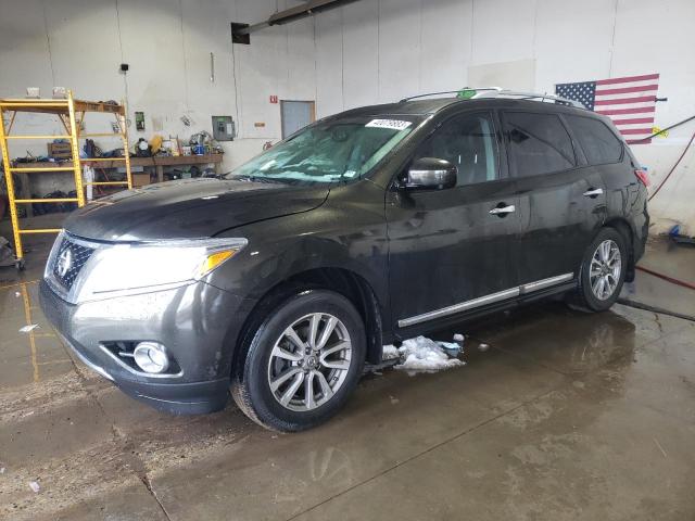 5N1AR2MM7FC681327 - 2015 NISSAN PATHFINDER S GREEN photo 1