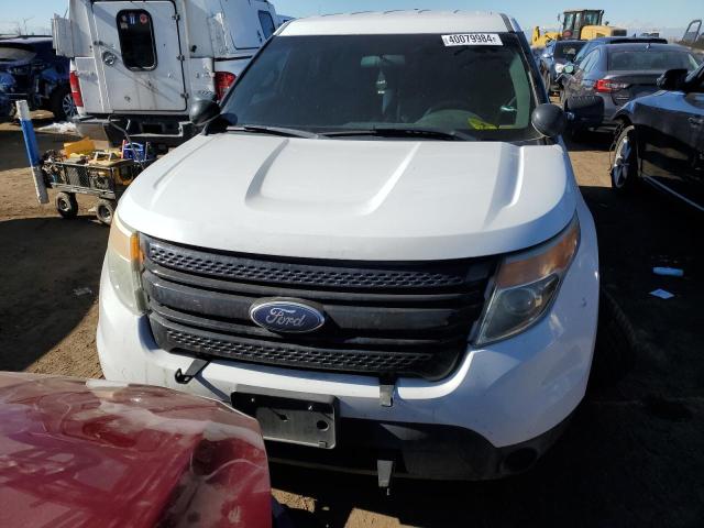 1FM5K8AR5FGA28531 - 2015 FORD EXPLORER POLICE INTERCEPTOR WHITE photo 5