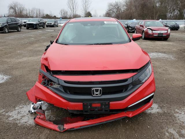 2HGFC2F72KH018582 - 2019 HONDA CIVIC EX RED photo 5