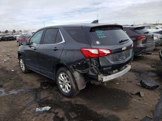 2GNAXUEV3L6225673 - 2020 CHEVROLET EQUINOX LT BLACK photo 2