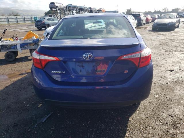 5YFBURHE1FP282861 - 2015 TOYOTA COROLLA L BLUE photo 6