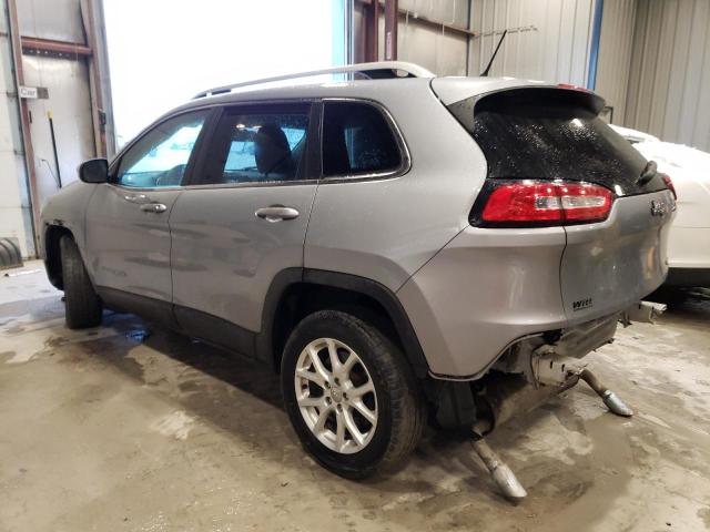 1C4PJLCS5EW101680 - 2014 JEEP CHEROKEE LATITUDE GRAY photo 2