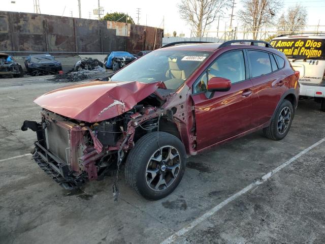 JF2GTABC1JH231450 - 2018 SUBARU CROSSTREK PREMIUM BURGUNDY photo 1